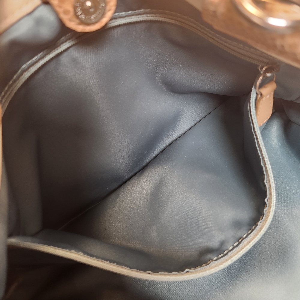 Coach Penelope Carryall Bag Leather And Snakeskin With Matching Wallet/Wristlet - Picture 10 of 17